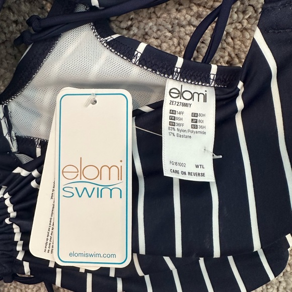 Elomi plain sailing bikini top and bottoms - Picture 5 of 7